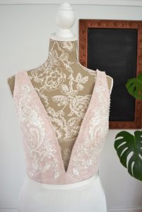 A line Charissa wedding dress