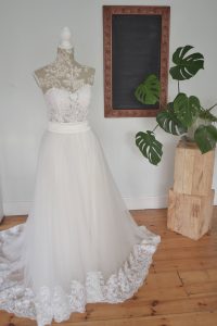 A line Kayla wedding dress