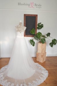 A line Kayla wedding dress