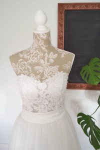 A line Kayla wedding dress