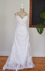 Sheath Taryn wedding dress