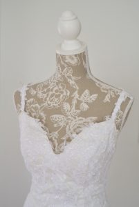 Sheath Taryn wedding dress