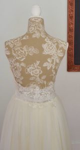 A line Teneille wedding dress